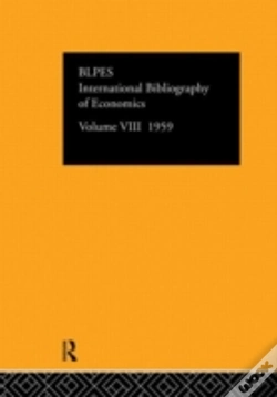 Capa do artigo Intl Biblio Econom 1959 Vol 8