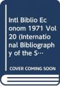 Intl Biblio Econom 1971 Vol 20 - Preview