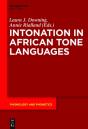 Intonation In African Tone Languages - Preview