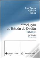 Introdução ao Estudo do Direito - Volume I