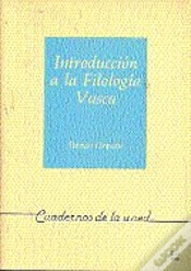 Capa do artigo Introduccion A La Filologia Vasca