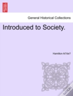 Capa do artigo Introduced To Society.