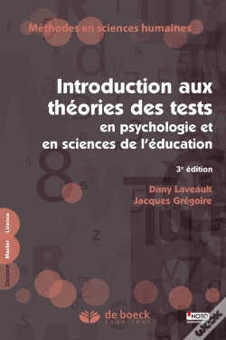 Capa do artigo Introducion Aux Theories Des Test En Psychologie Et Sciences De L'Education (3e Edition)