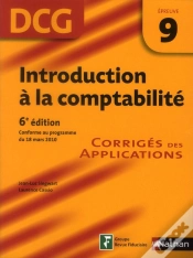 Capa do artigo Introduction A La Comptabilite Epreuve 9 Dcg Corriges Des Applications 2012