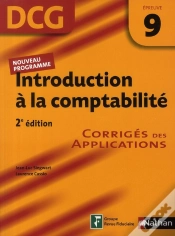 Capa do artigo Introduction À La Comptabilité ; Épreuve 9 Dcg ; Corrigés (Édition 2008)