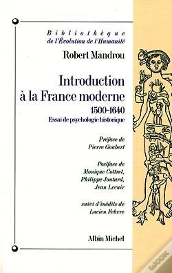 Capa do artigo Introduction A La France Moderne