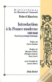Capa do artigo Introduction A La France Moderne