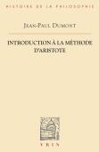 Introduction À La Méthode D'Aristote