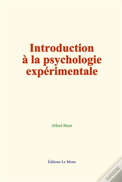 Capa do artigo Introduction À La Psychologie Expérimentale
