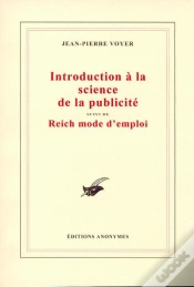 Capa do artigo Introduction À La Science De La Publicité ; Reich Mode D