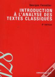 Introduction A L'Analyse Des Textes Classiques