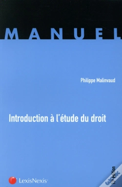 Capa do artigo Introduction A L'Etude Du Droit