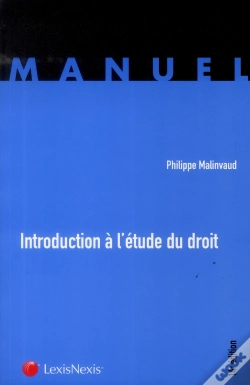 Capa do artigo Introduction A L'Etude Du Droit - Manuel