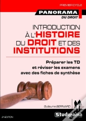 Introduction A L'Histoire Du Droit Et Des Institutions 2 Edt