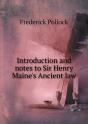 Introduction And Notes To Sir Henry Maine'S Ancient Law - Preview