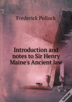 Capa do artigo Introduction And Notes To Sir Henry Maine'S Ancient Law