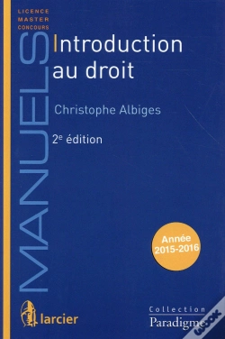 Capa do artigo Introduction Au Droit, 2eme Ed.