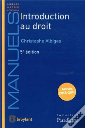 Capa do artigo Introduction Au Droit (5e Édition)