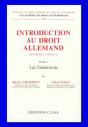 Introduction Au Droit Allemand T.1 ; Les Fondements - Preview