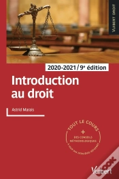 Capa do artigo Introduction Au Droit (Édition 2020/2021)