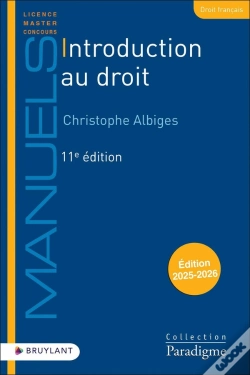 Capa do artigo Introduction Au Droit (Édition 2025/2026)