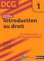 Introduction Au Droit ; Épreuve 1 ; Corrigés Des Applications (Édition 2007) - Preview