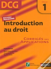 Capa do artigo Introduction Au Droit ; Épreuve 1 ; Corrigés Des Applications (Édition 2007)