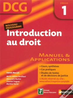 Capa do artigo Introduction Au Droit ; Épreuve 1 ; Dcg ; Élève (Édition 2007)