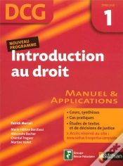 Capa do artigo Introduction Au Droit ; Épreuve 1 ; Dcg ; Élève (Édition 2007)