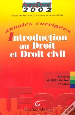 Capa do artigo Introduction Au Droit Et Droit Civil ; Annales Corrigees ; Epreuves Du Deug De Droit 1e Annee ; 2e Edition
