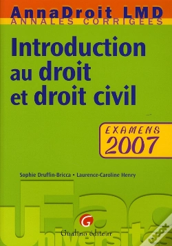 Capa do artigo Introduction Au Droit Et Droit Civil ; Examens 2007
