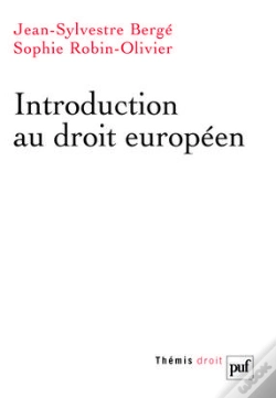 Capa do artigo Introduction Au Droit Européen