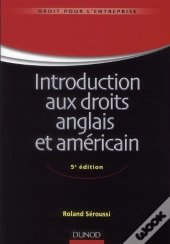 Introduction Aux Droits Anglais Et Americain - 5e Edition
