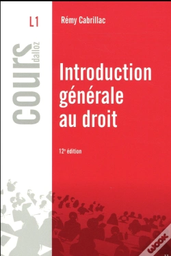 Capa do artigo Introduction Générale Au Droit (12e Édition)