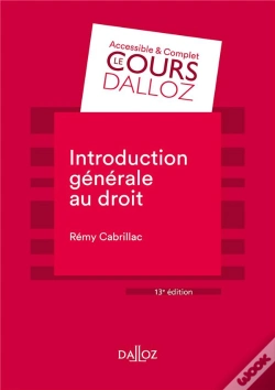 Capa do artigo Introduction Generale Au Droit - 13e Ed.