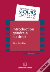 Introduction Générale Au Droit (16e Édition)