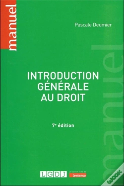 Capa do artigo Introduction Generale Au Droit, 7eme Edition