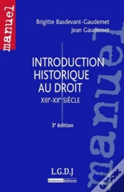 Capa do artigo Introduction Historique Au Droit