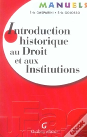 Capa do artigo Introduction Historique Au Droit Et Aux Institutions