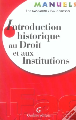 Capa do artigo Introduction Historique Au Droit Et Aux Institutions