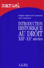 Introduction Historique Au Droit Xiii-Xx Siecle - Preview