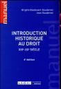 Introduction Historique Au Droit, Xiiie-Xxe Siècle (4e Édition) - Preview