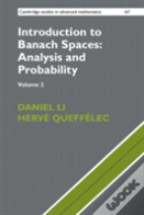 Introduction To Banach Spaces: Analysis And Probability
