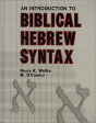 Introduction To Biblical Hebrew Syntax - Preview