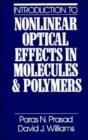 Introduction To Nonlinear Optical Effects In Molecules And Polymers - Preview