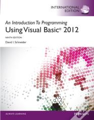 Introduction To Programming With Visual Basic 2012, An