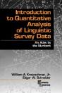 Introduction To Quantitative Analysis Of Linguistic Survey Data - Preview