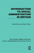 Introduction To Social Administration In Britain
