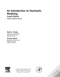 Capa do artigo Introduction To Stochastic Modeling, Student Solutions Manual (E-Only)