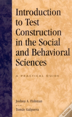 Capa do artigo Introduction To Test Construction In The Social And Behavioral Sciences